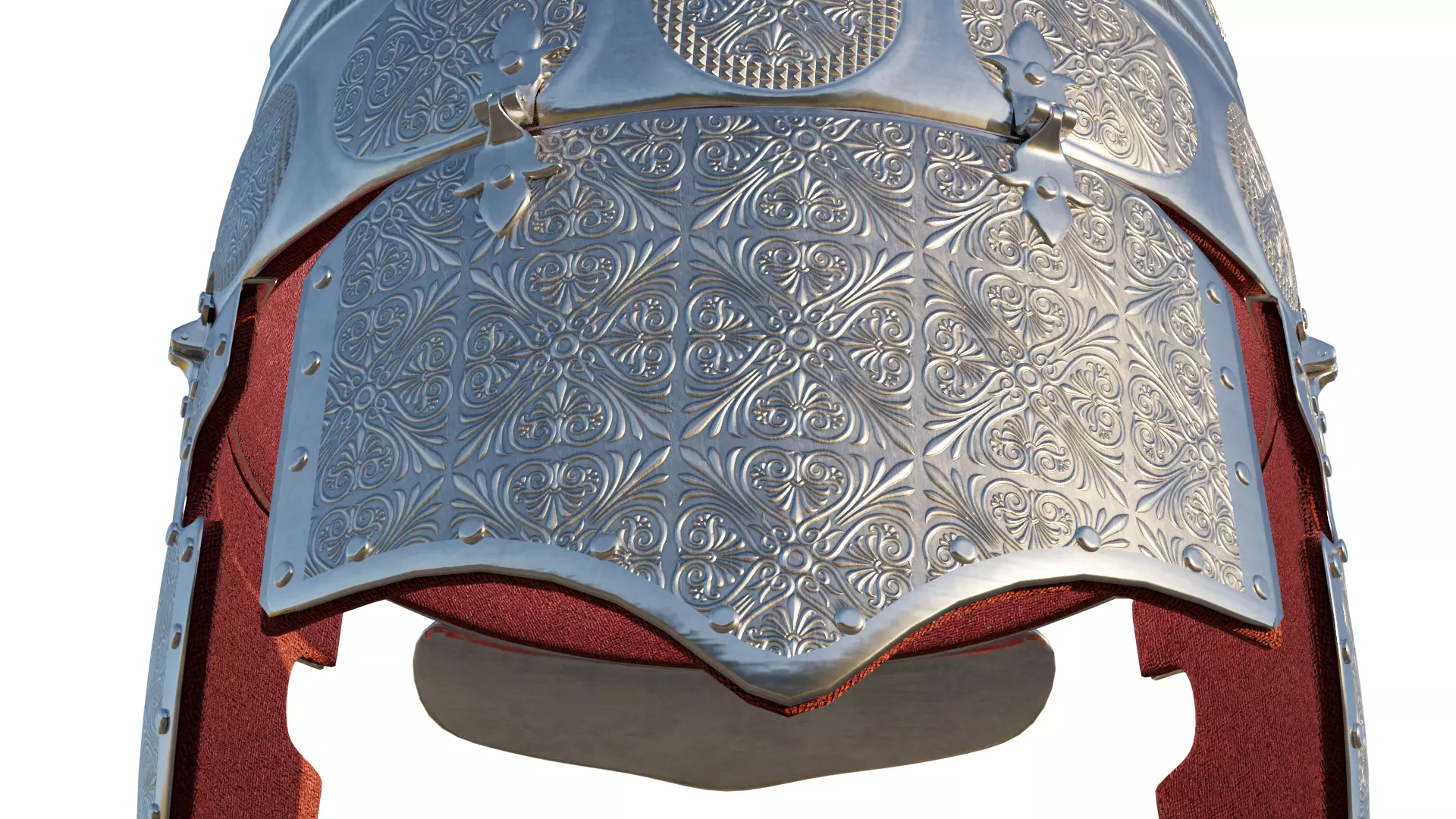 Medieval Helmet 3D model_9