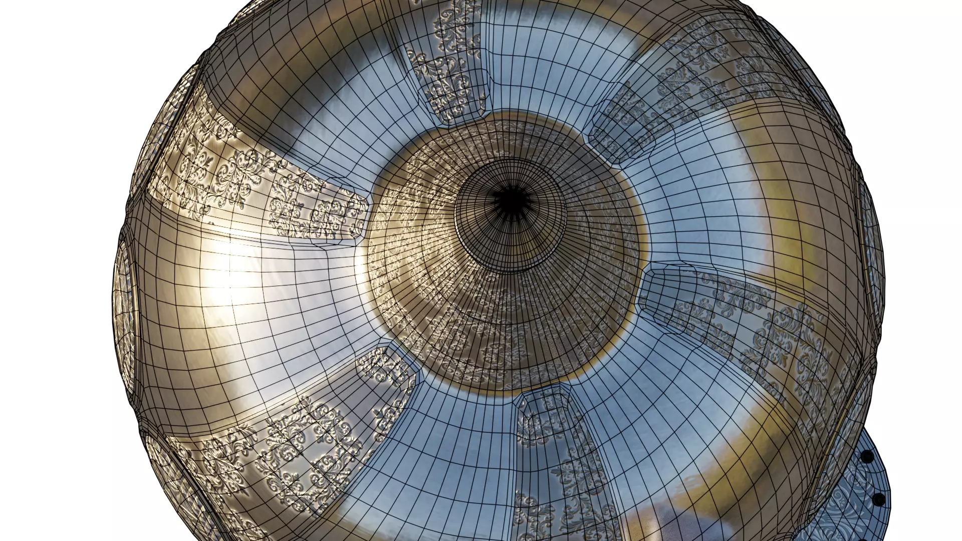 Medieval Helmet 3D model_14