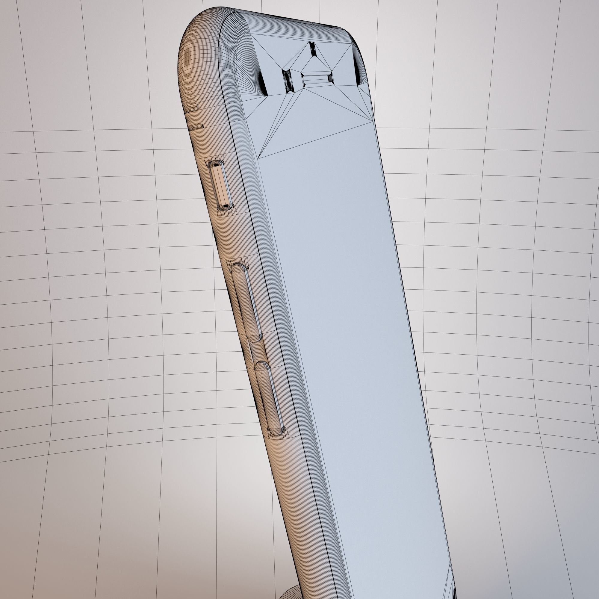 Apple iPhone 7 on All Color  3D model_20