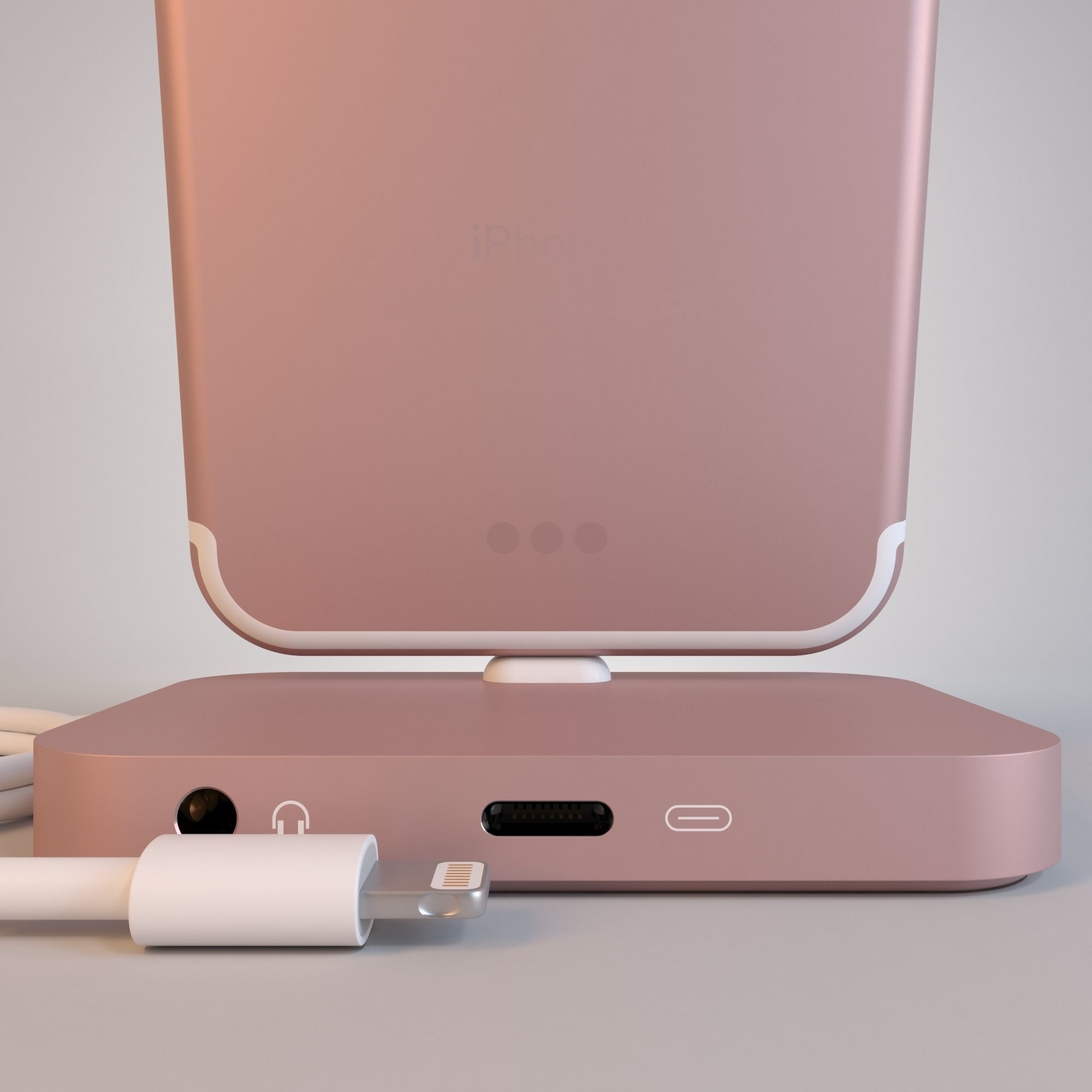 Apple iPhone 7 on All Color  3D model_23