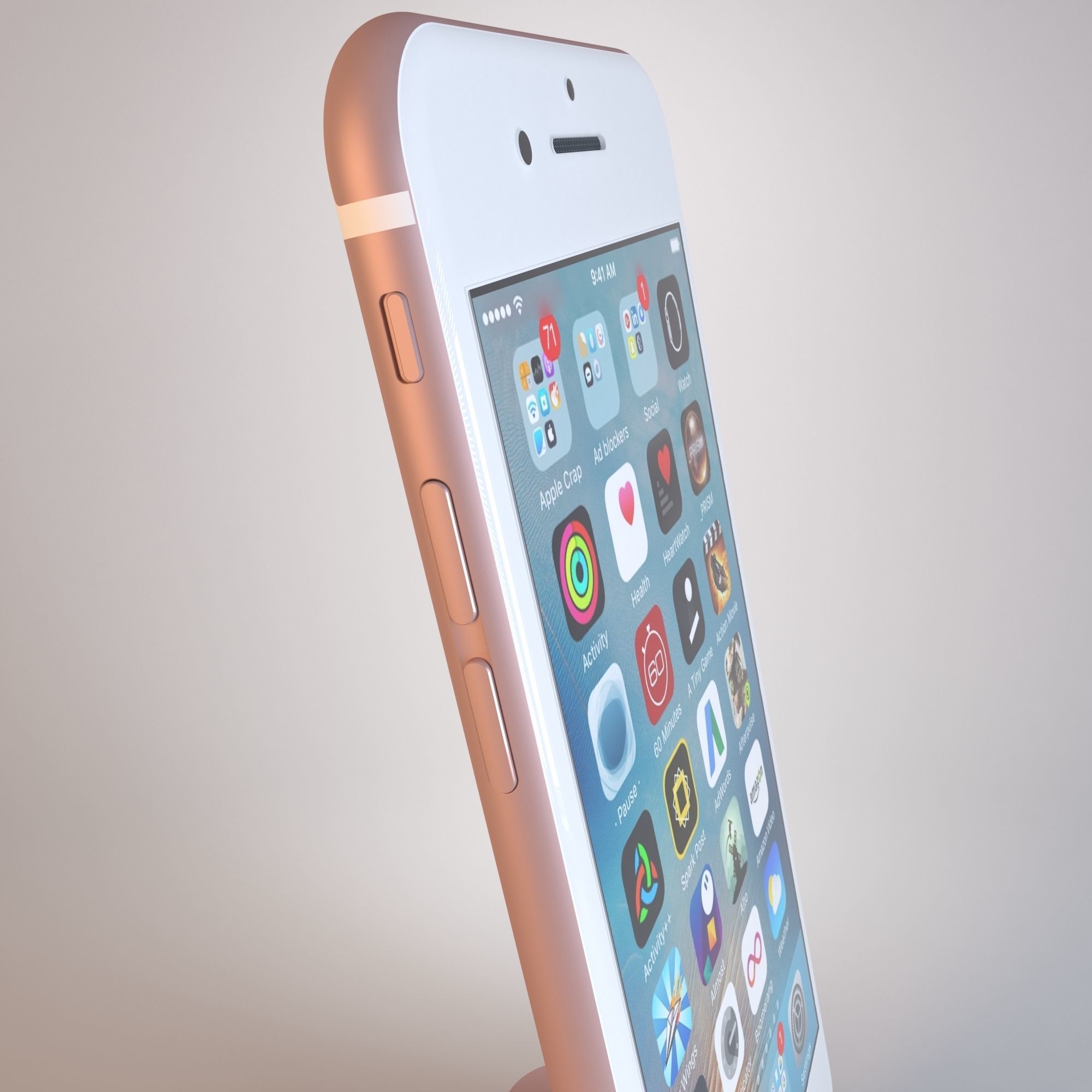 Apple iPhone 7 on All Color  3D model_19