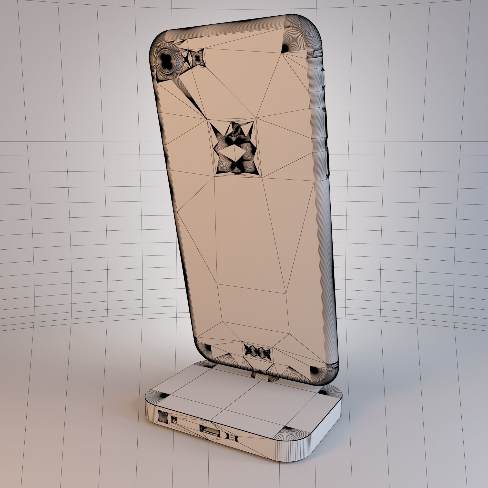 Apple iPhone 7 on All Color  3D model_16