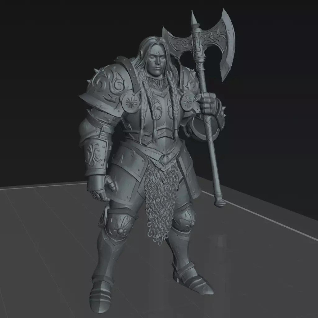Huskarl Valdis - The Eightpints Gilded Legion Free 3D print model