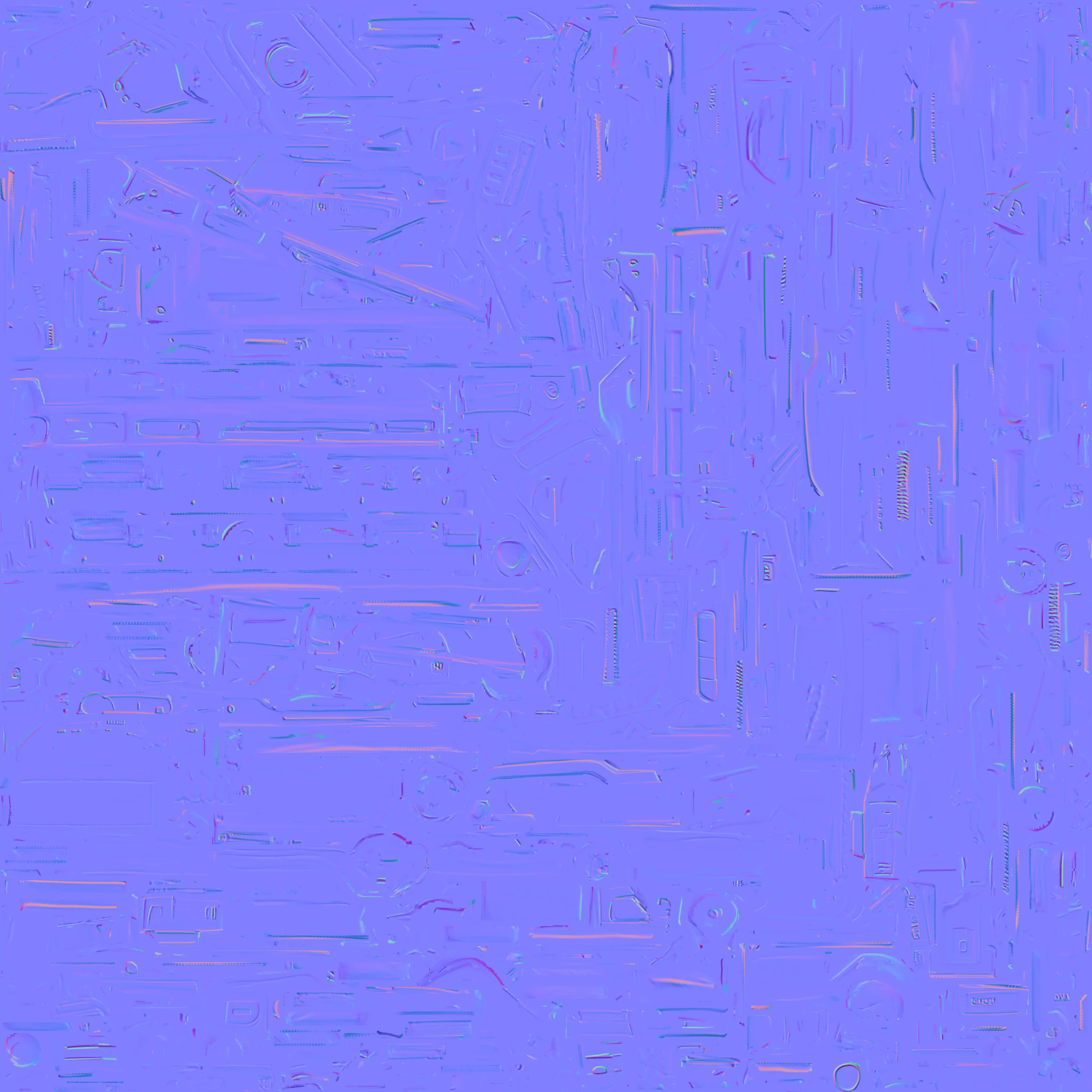 Sci-Fi Plasma Energy Rifle 3D Model Cosmic Assault Weapon Low-poly 3D model_3