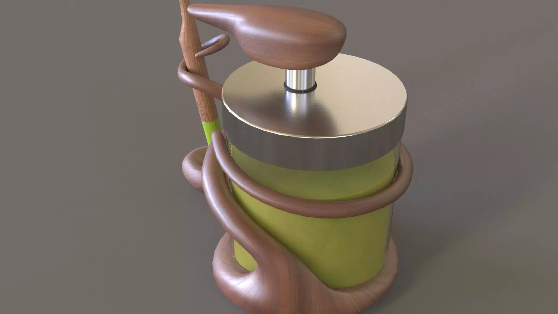 Bathroom set Low-poly 3D model_5