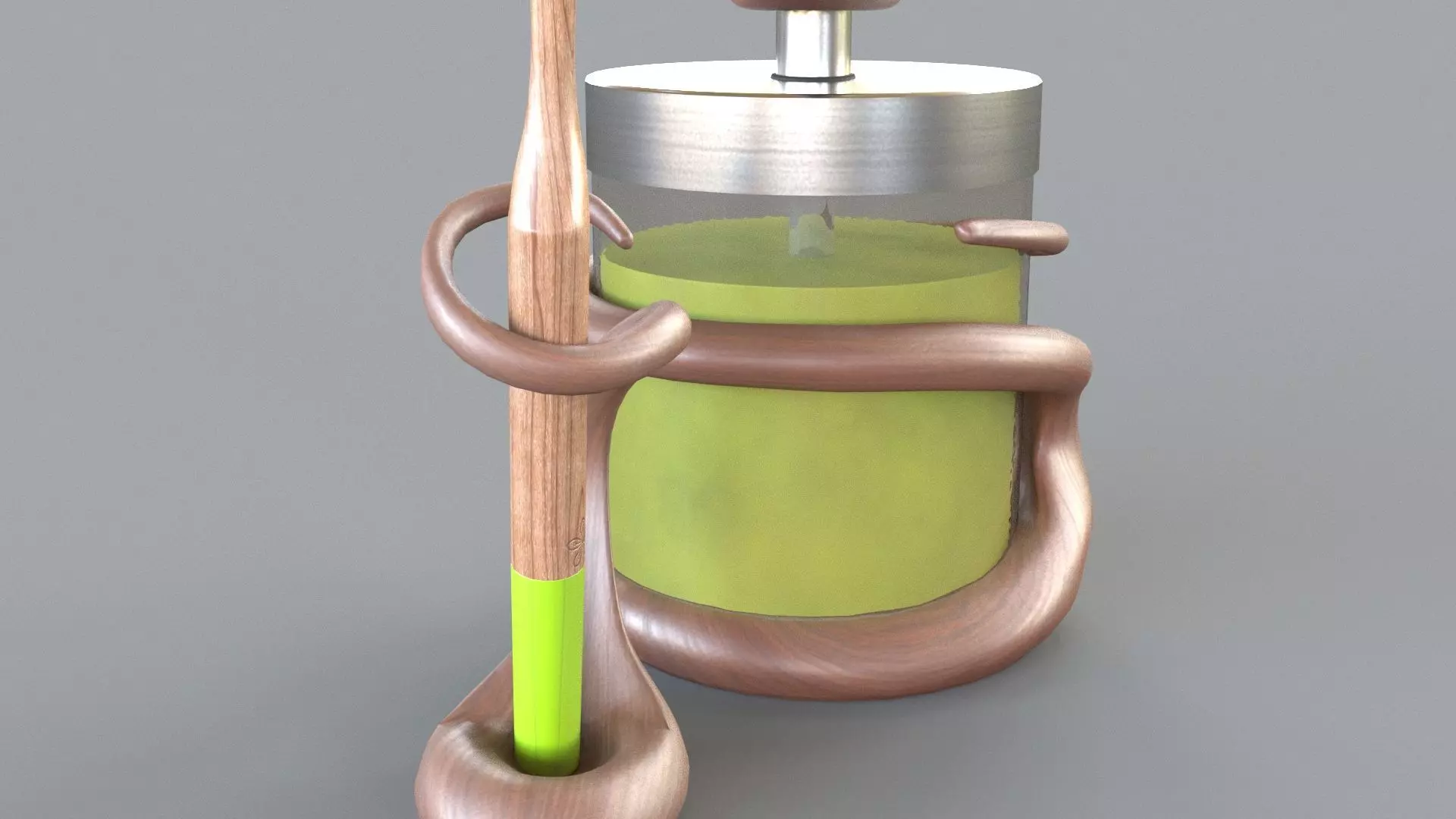 Bathroom set Low-poly 3D model_2