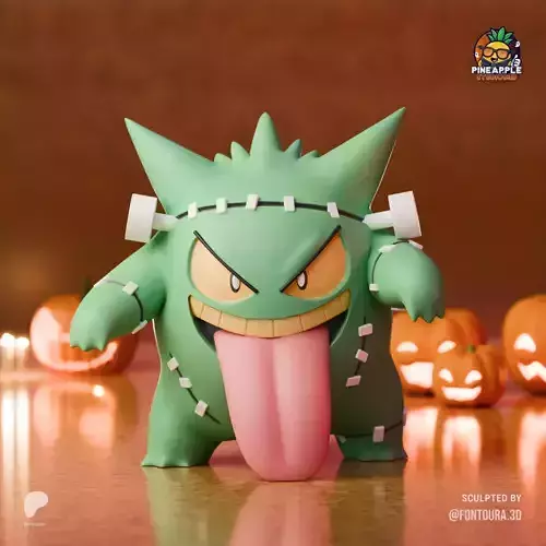 Pokemon - Gengar Frankenstein Halloween