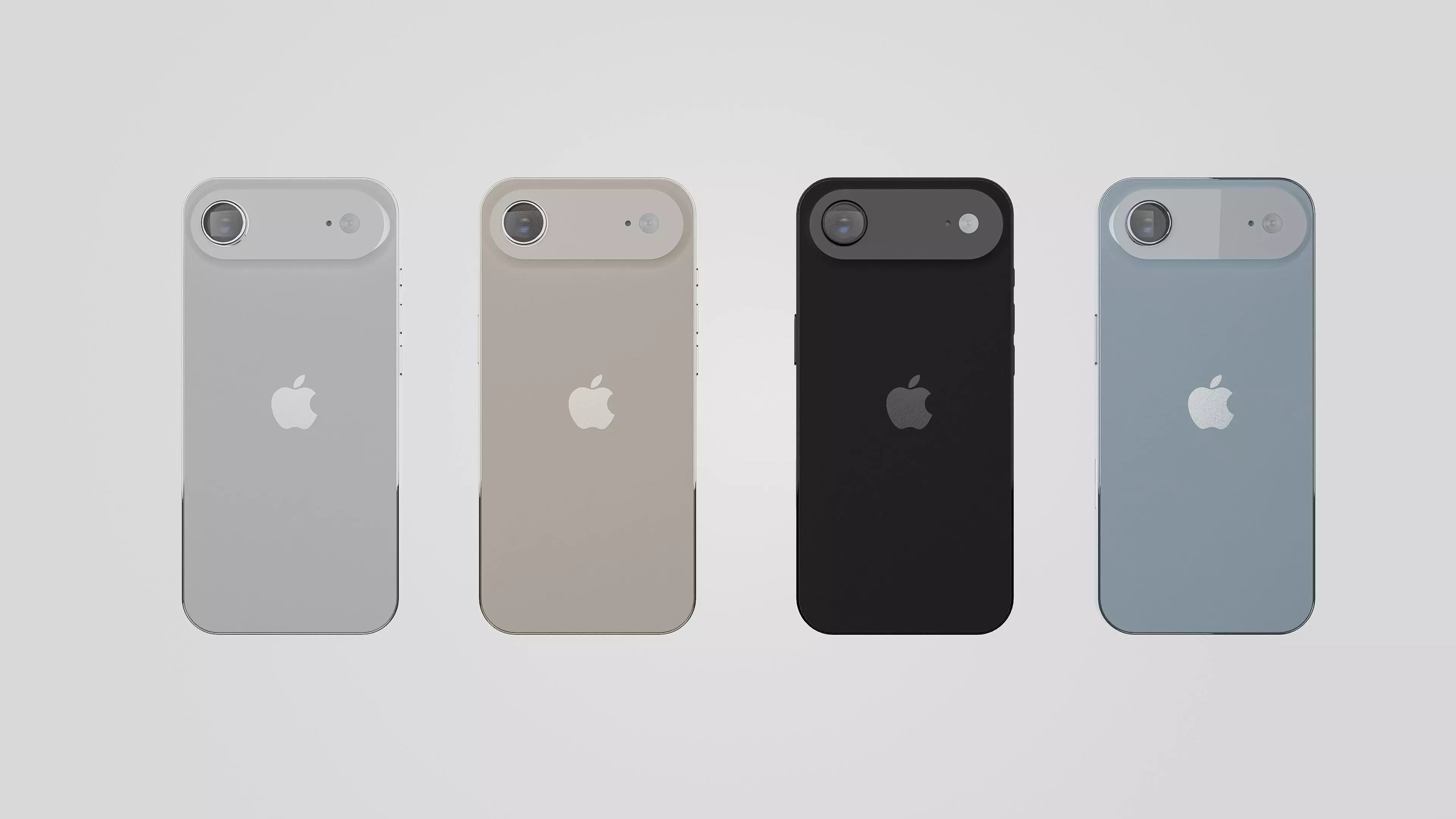 iPhone 17 Air Realistic 3D Smartphone Model Free 3D model_0