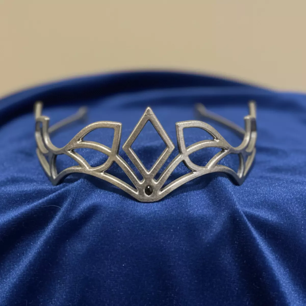 Moonlight tiara 3D print model_3