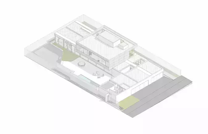 Modern Contemporary Villa 3D model
