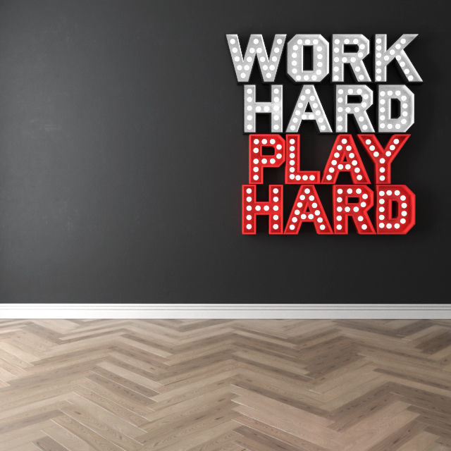 Luminous Letters Work Hard Play Hard 3D model_3