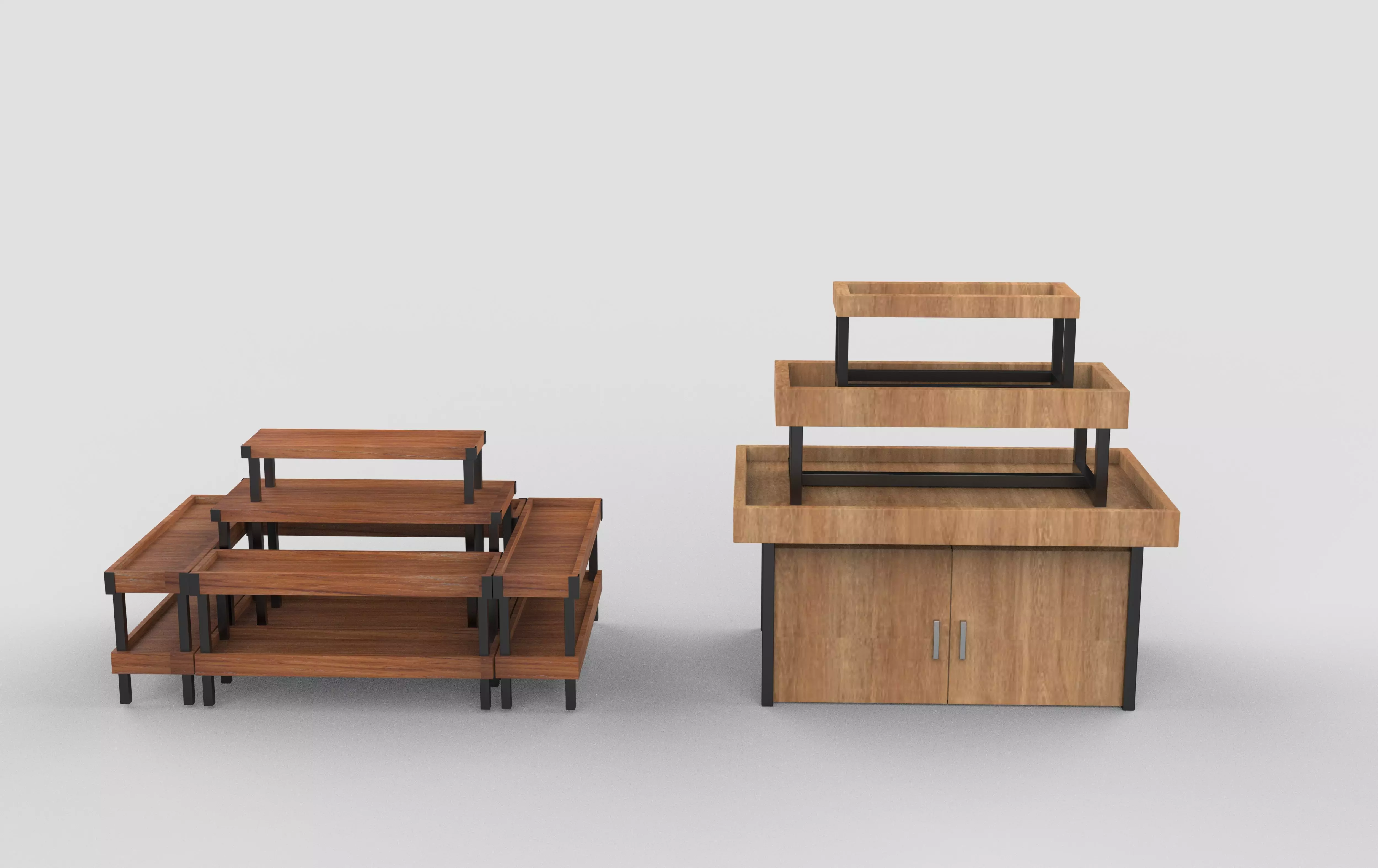 Shop Design 3D model_0