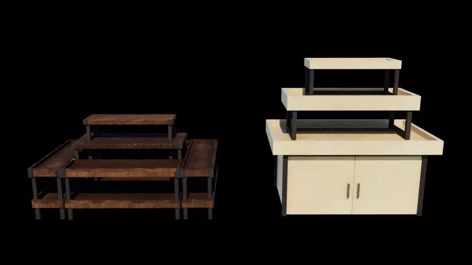 Shop Design 3D model_2