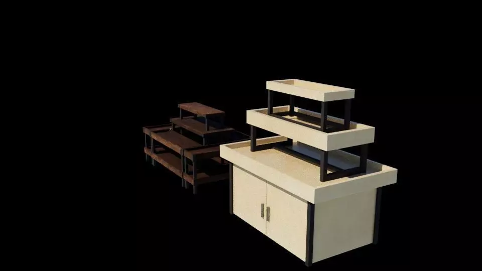 Shop Design 3D model_4