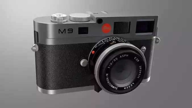 3D model Leica M9 silver