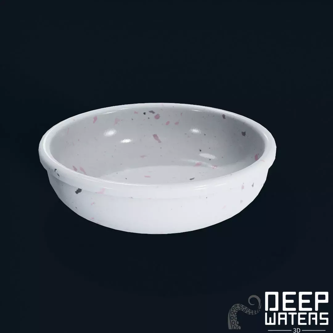 Party Bowl - PBR Game Ready Free low-poly 3D model