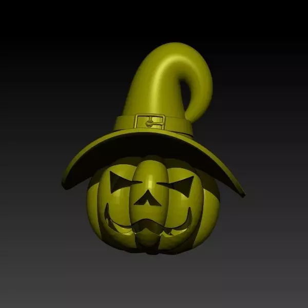 halloween pumpkin  3D print model_0