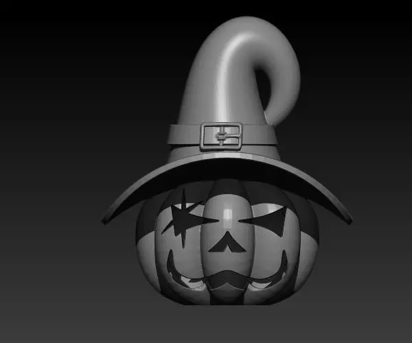 halloween pumpkin  3D print model_1