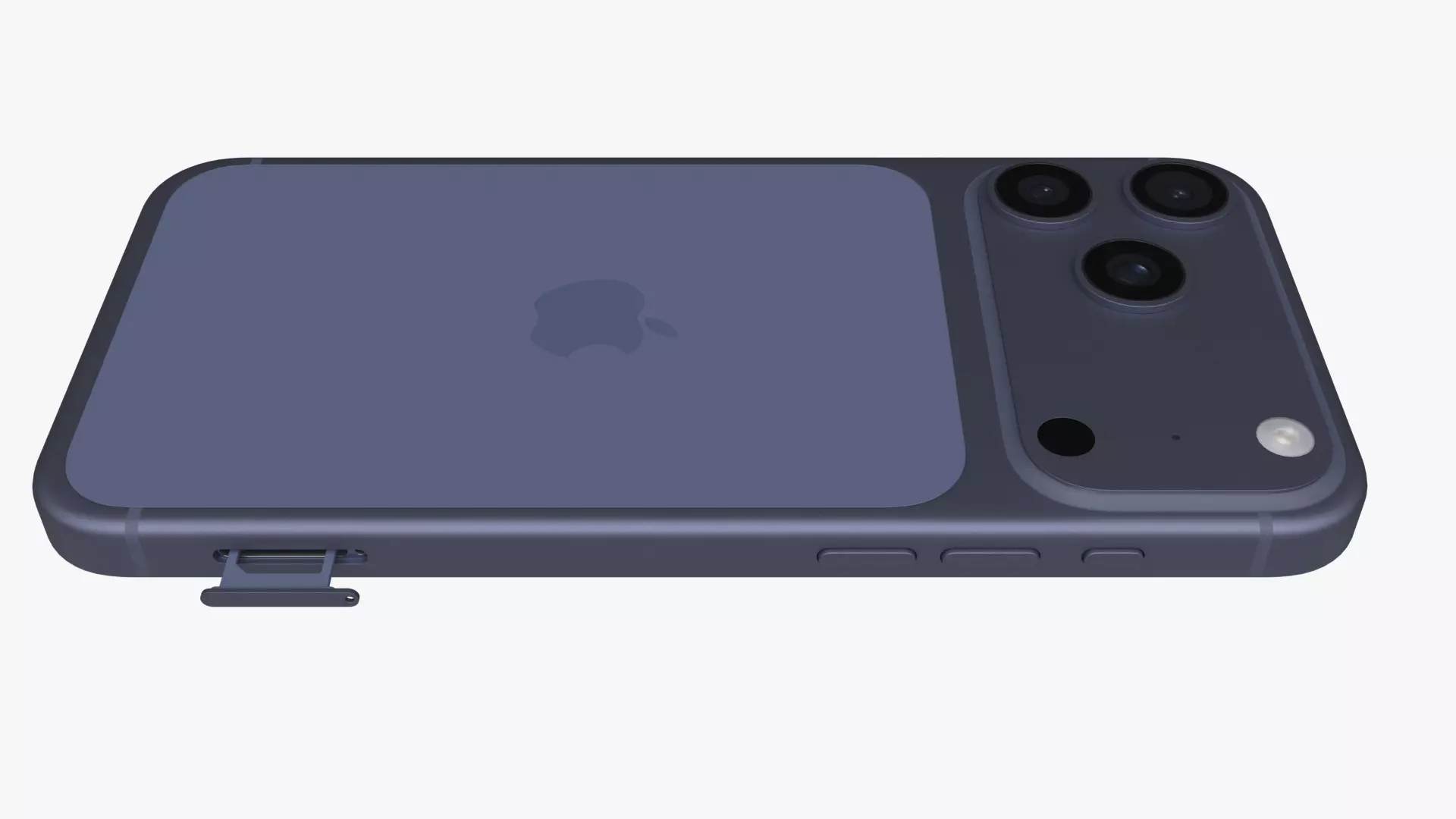 Apple iPhone 17 Pro Max Deep Blue 3D model_9