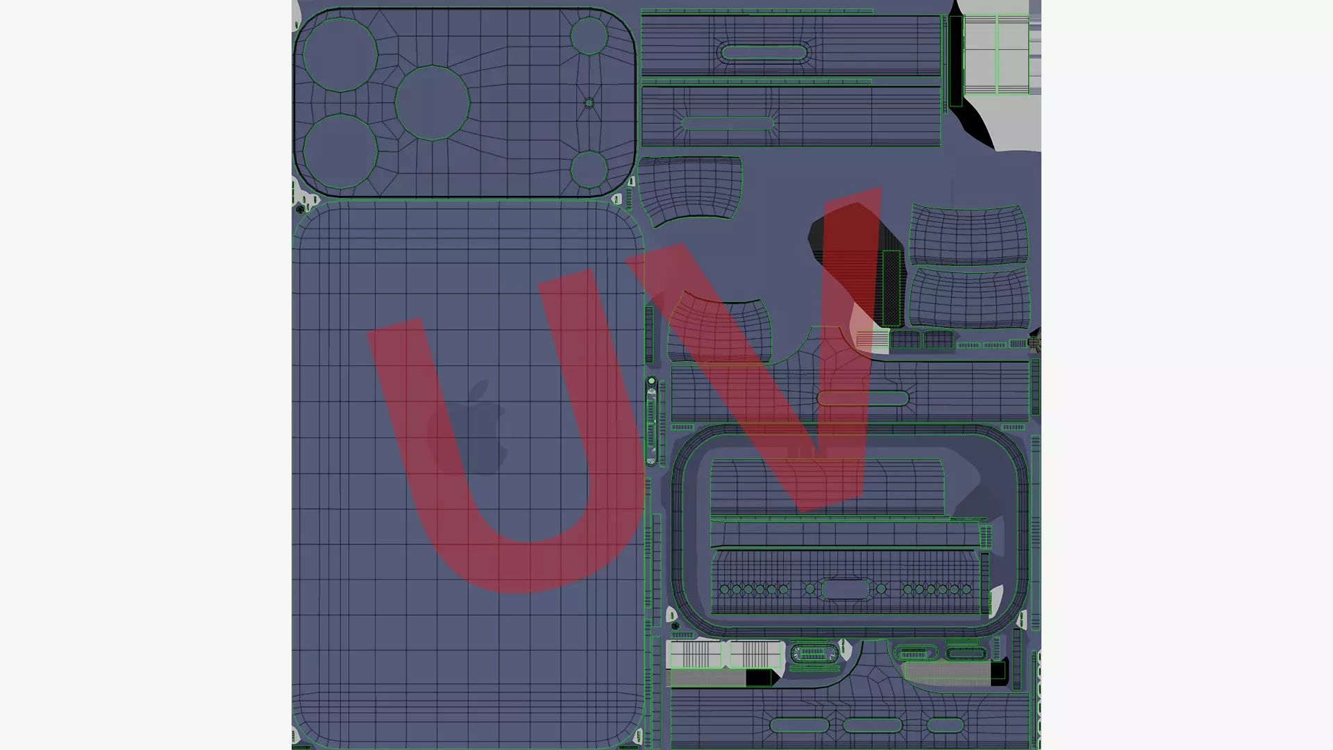 Apple iPhone 17 Pro Max Deep Blue 3D model_17