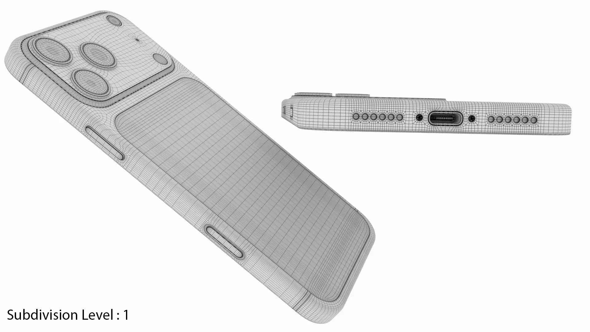 Apple iPhone 17 Pro Max Deep Blue 3D model_11