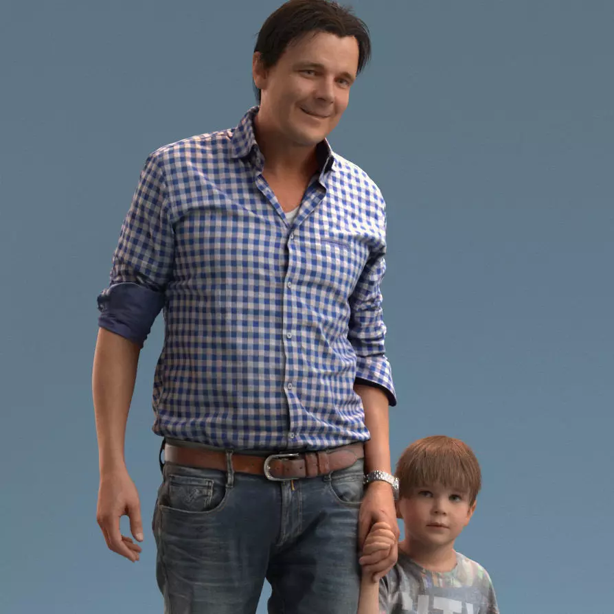 00034Joris003 man 3D model_0