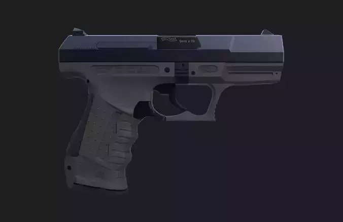 Walther P99 - High poly