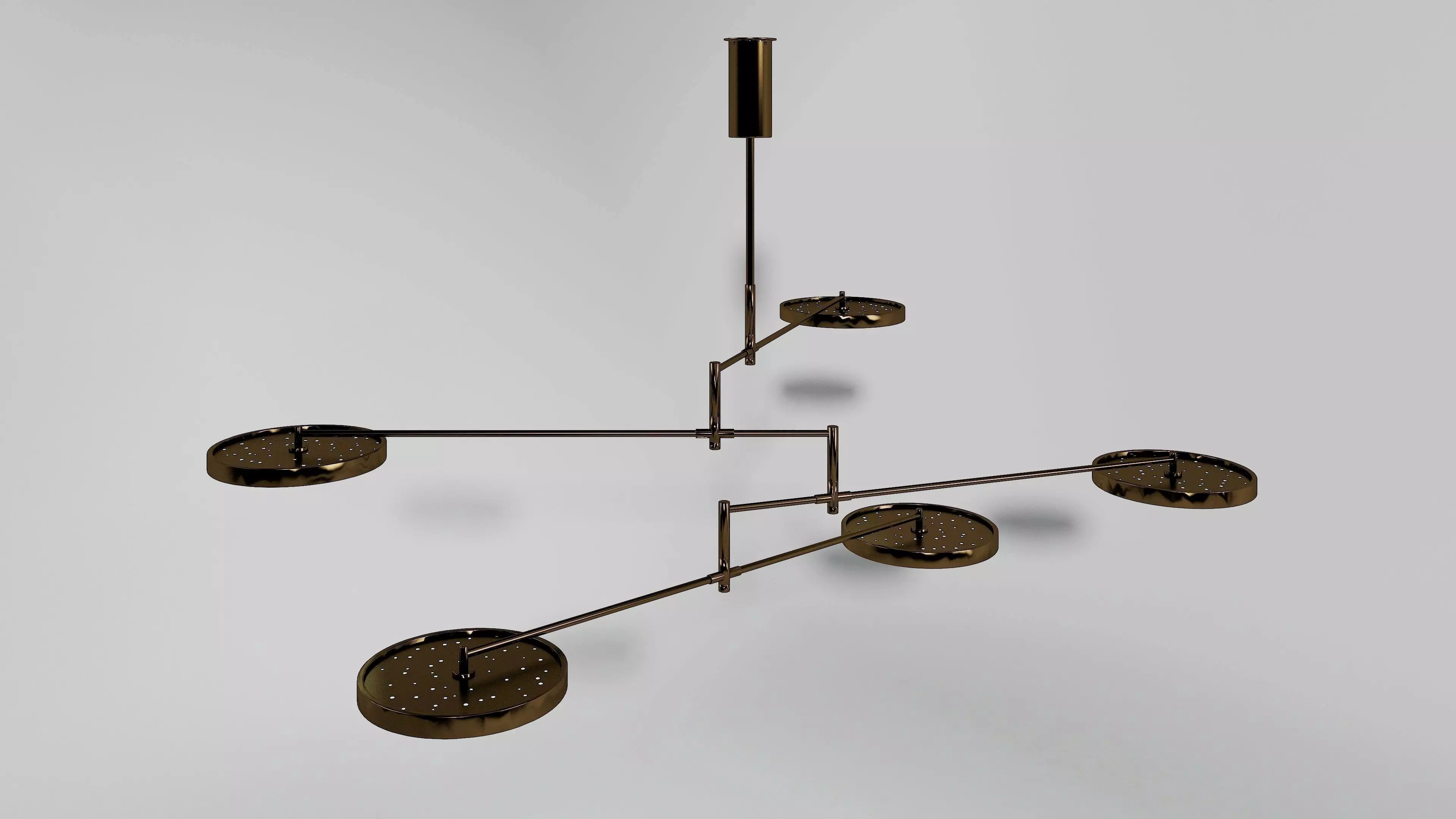 holly hunt lamp Low-poly 3D model_0