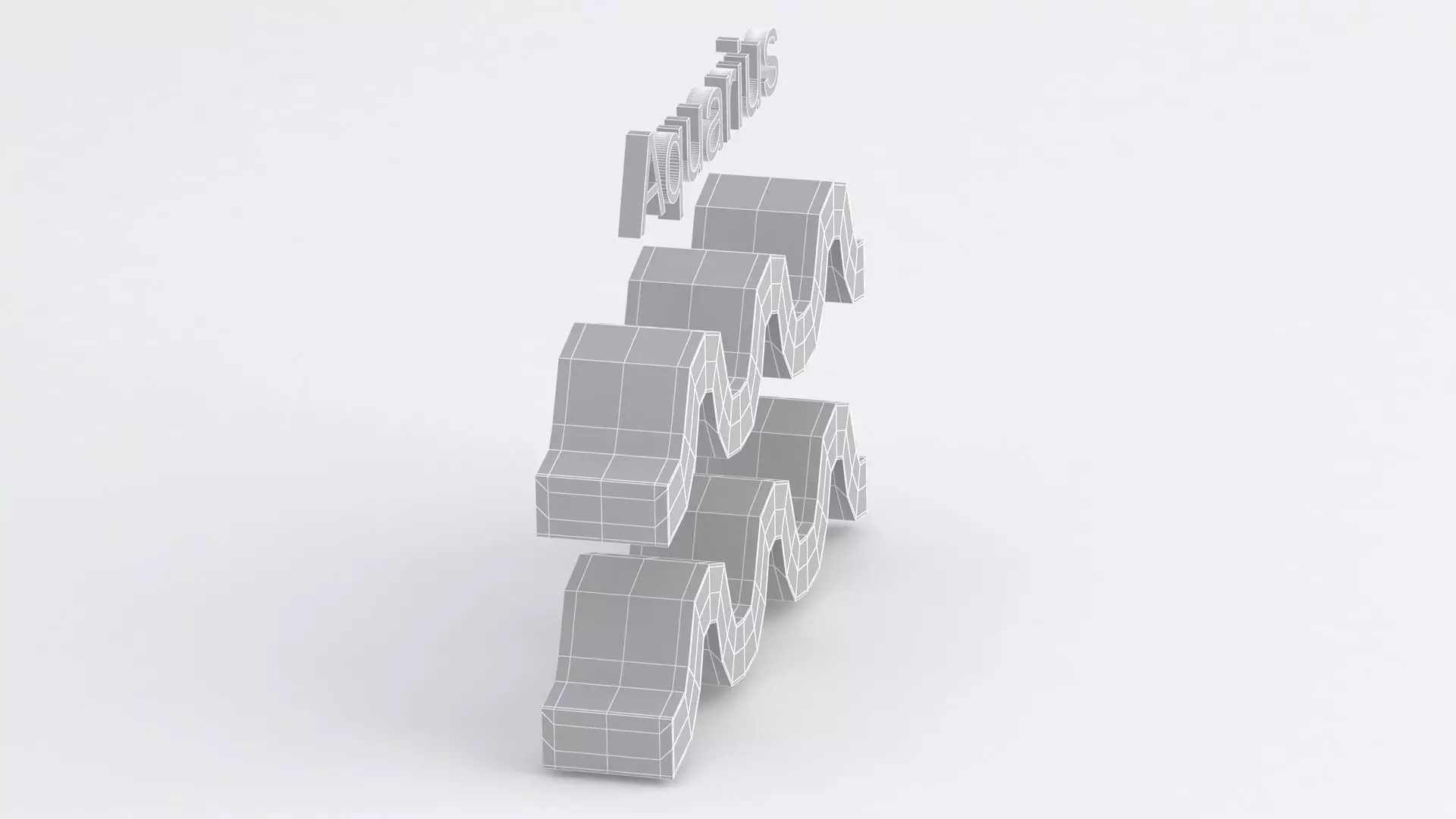 Astrological Sign aquarius 3D model_10