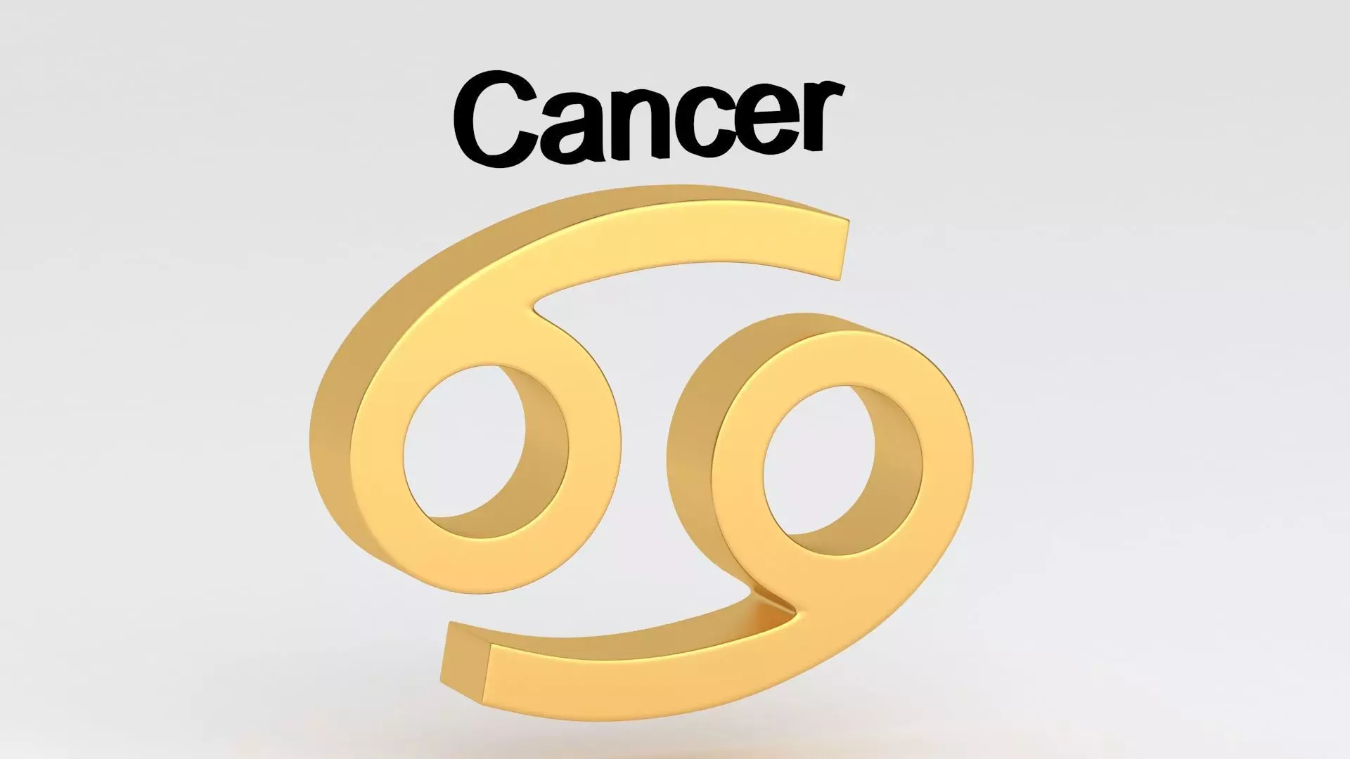 Astrological Sign cancer 3D model_1