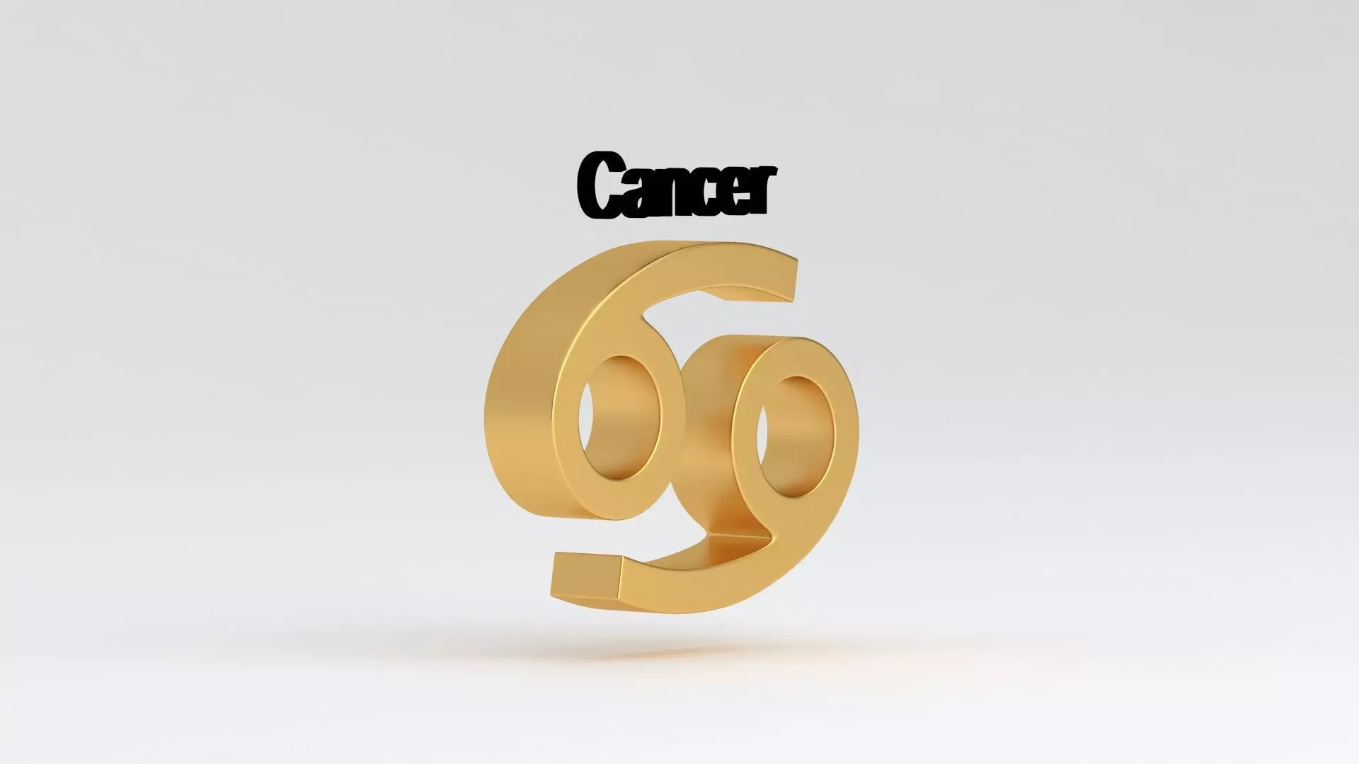 Astrological Sign cancer 3D model_4