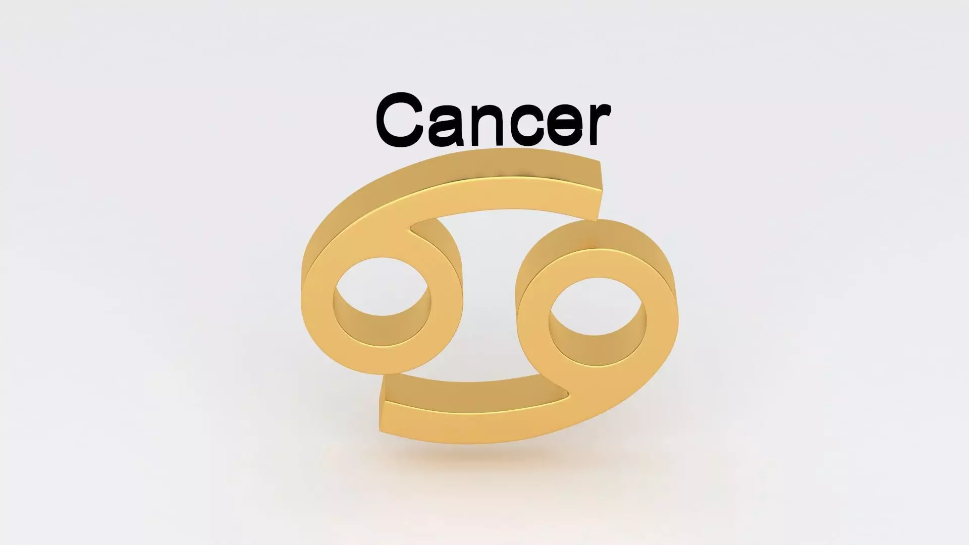 Astrological Sign cancer 3D model_3