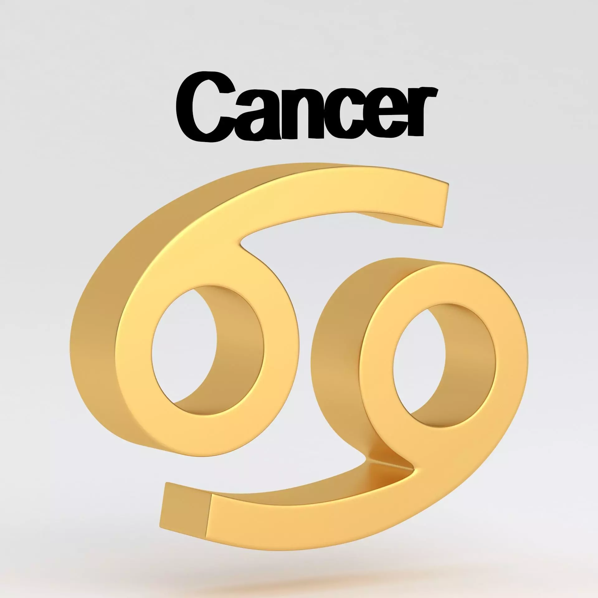 Astrological Sign cancer 3D model_0