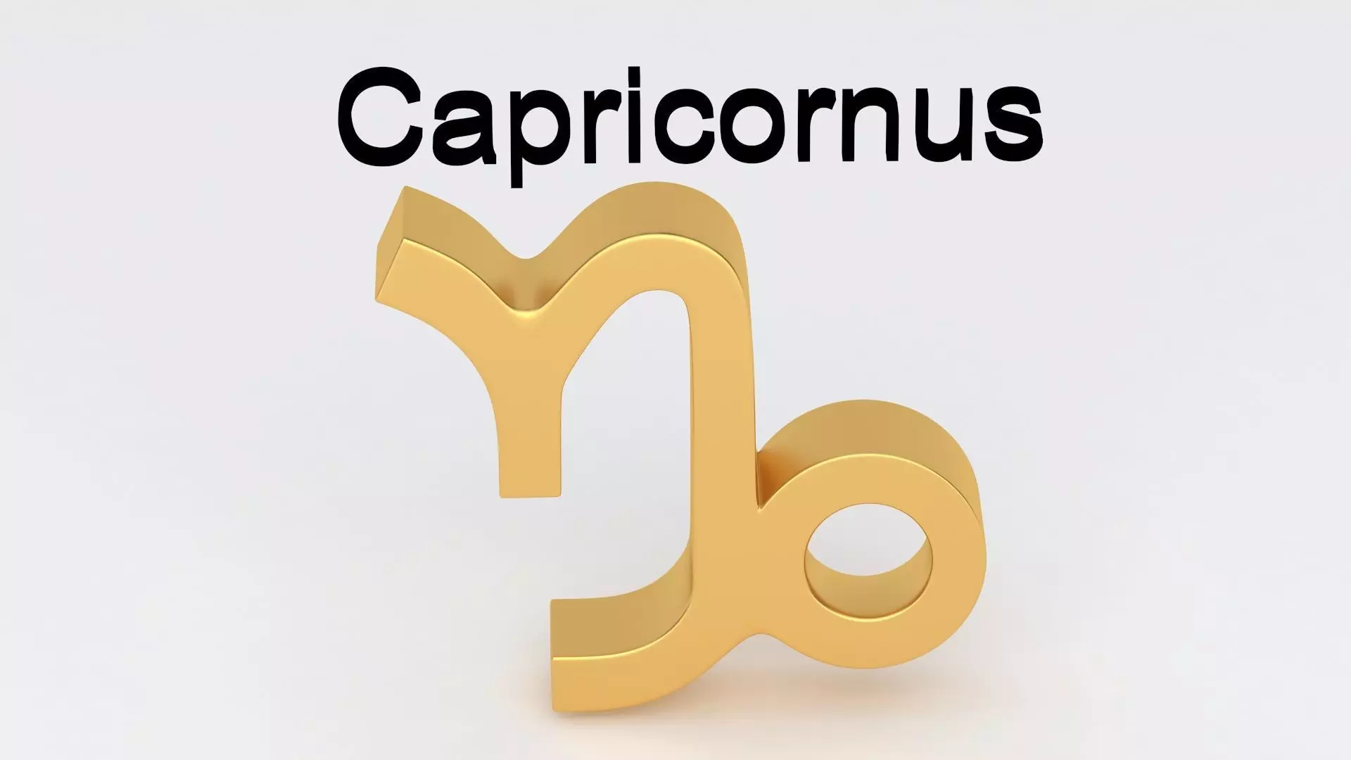 Astrological Sign capricornus 3D model_3