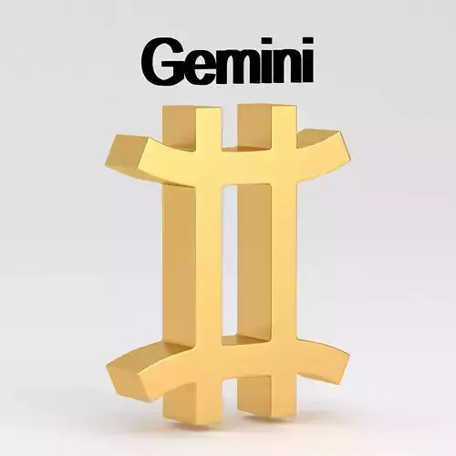 Astrological Sign gemini 3D model Astrological Sign gemini 3D model