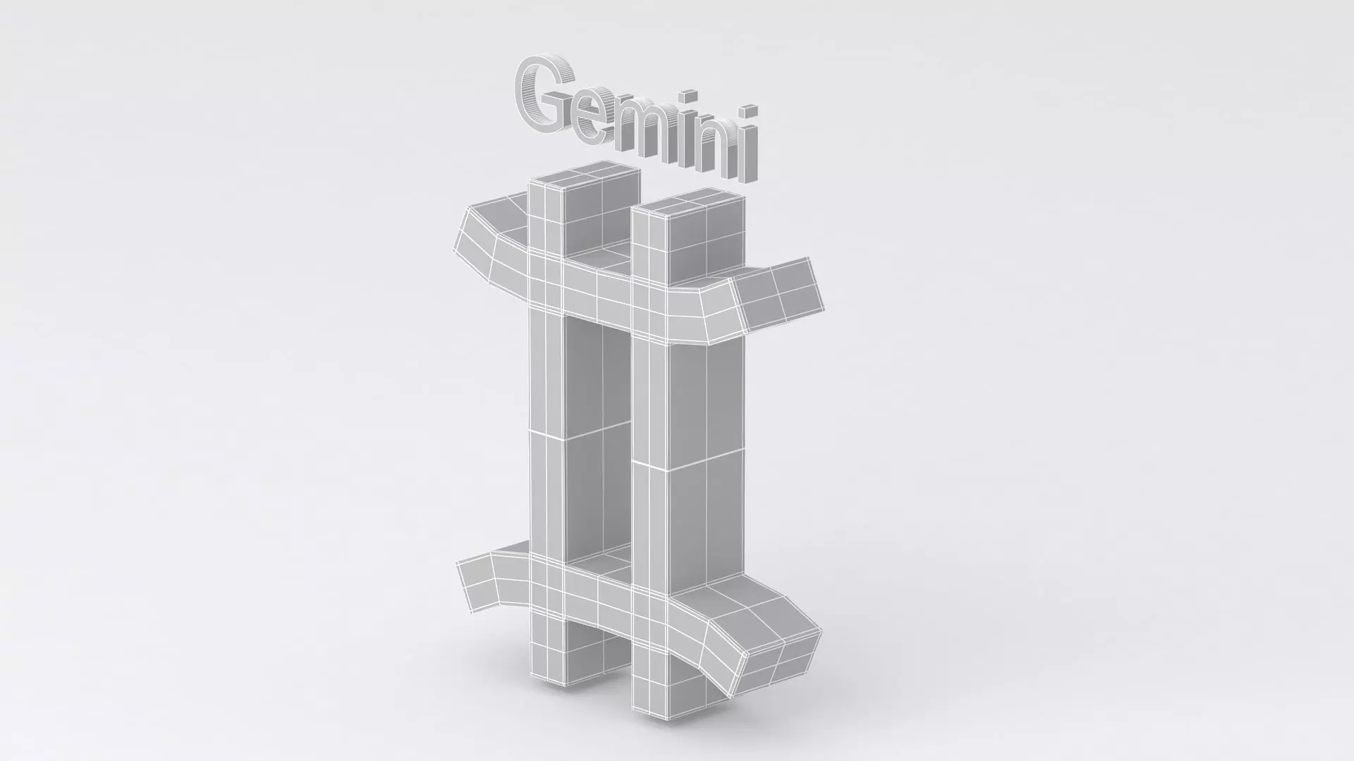 Astrological Sign gemini 3D model_7