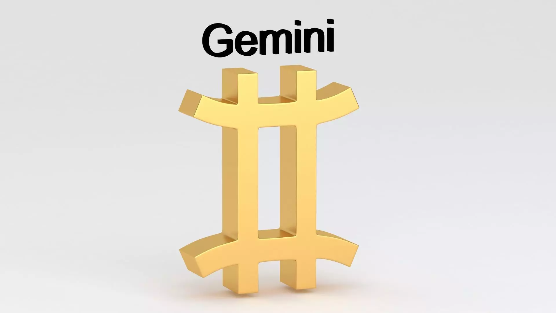 Astrological Sign gemini 3D model_1