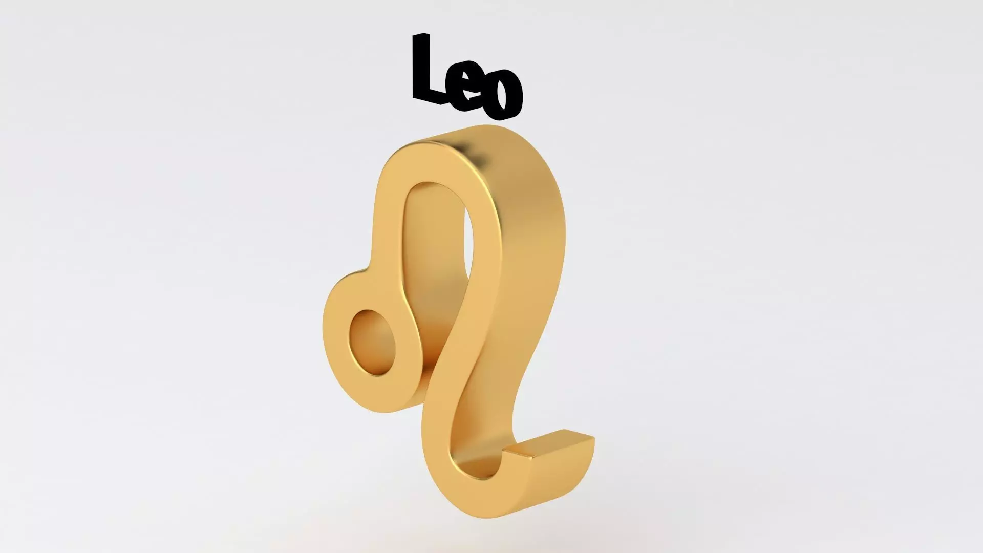 Astrological Sign leo 3D model_2