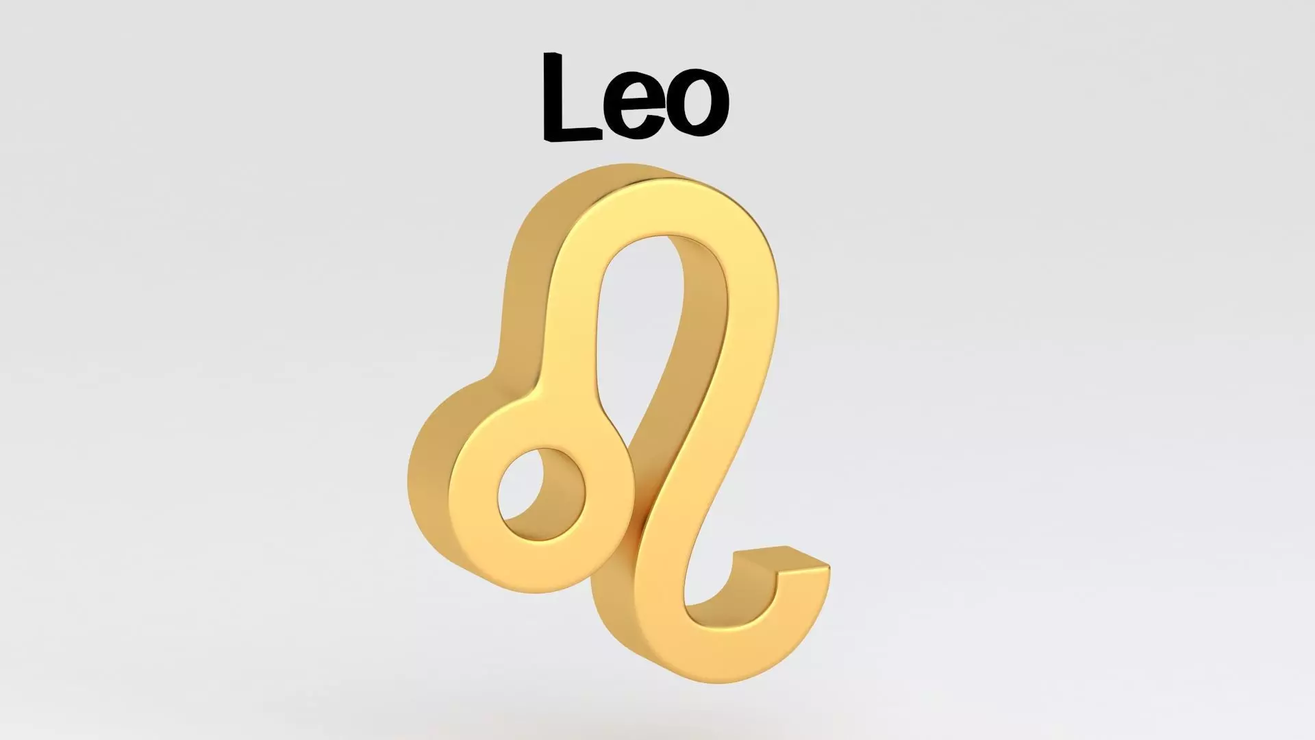 Astrological Sign leo 3D model_1