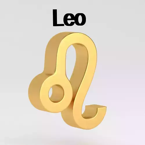 Astrological Sign leo 3D model Astrological Sign leo 3D model