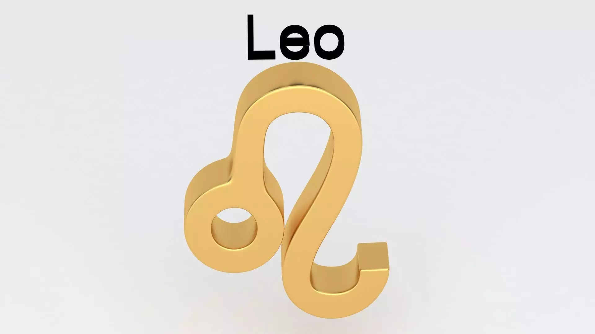Astrological Sign leo 3D model_3