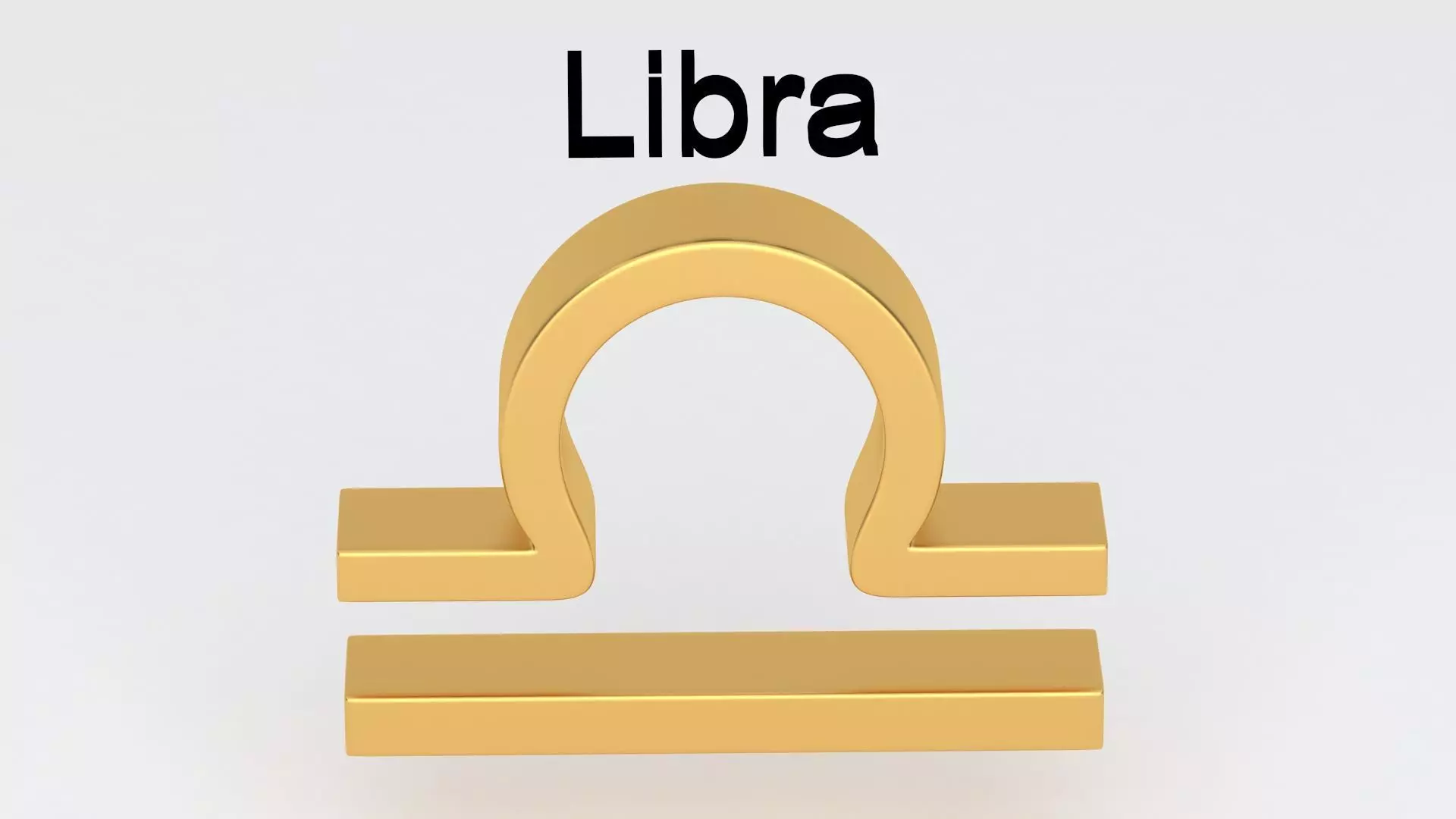 Astrological Sign libra 3D model_3