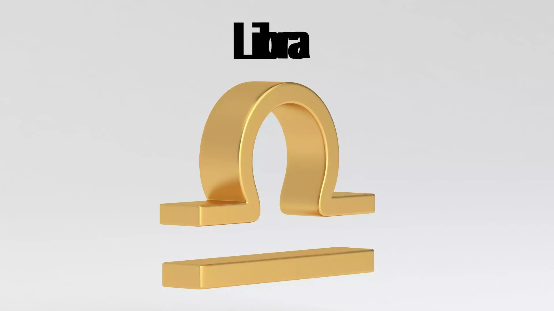 Astrological Sign libra 3D model_4