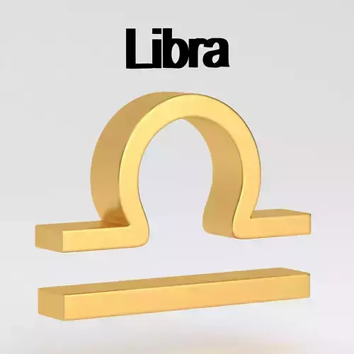 Astrological Sign libra 3D model Astrological Sign libra 3D model