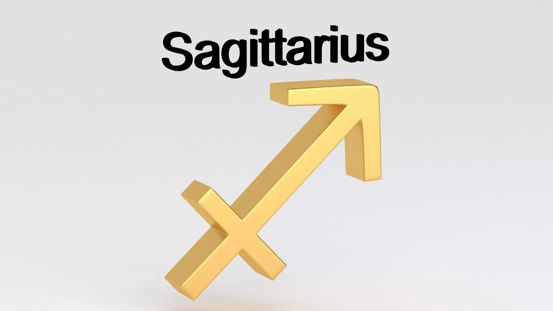 Astrological Sign sagittarius 3D model_1
