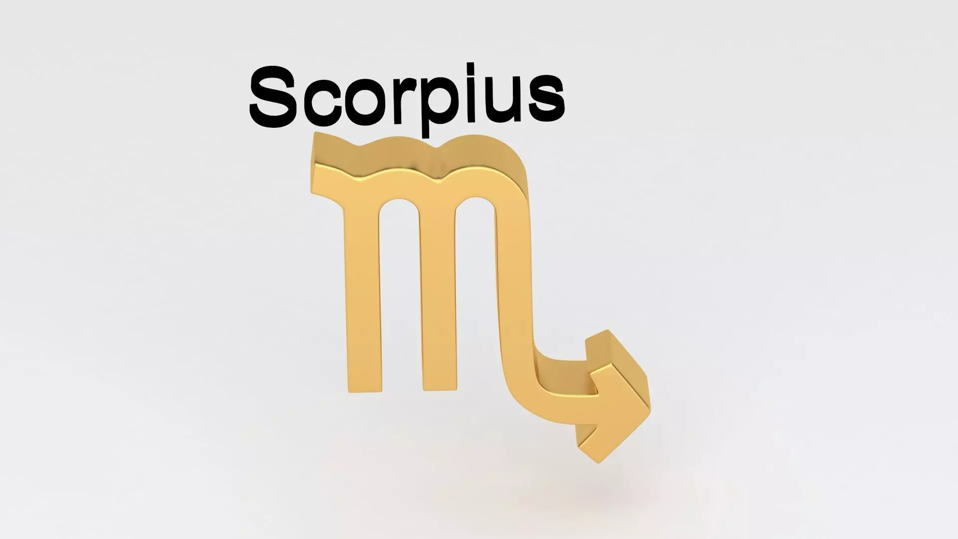Astrological Sign scorpius 3D model_3