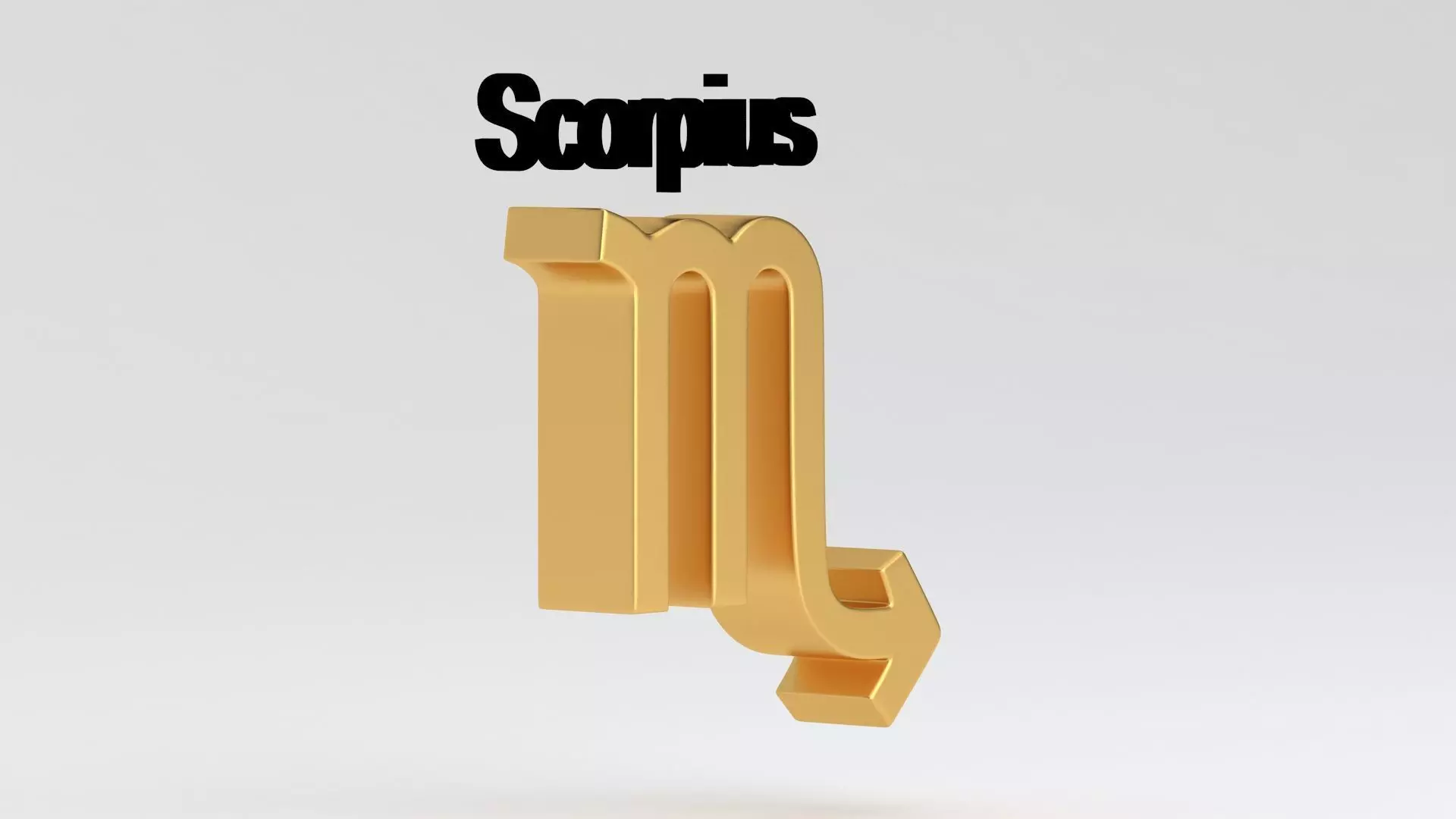 Astrological Sign scorpius 3D model_4