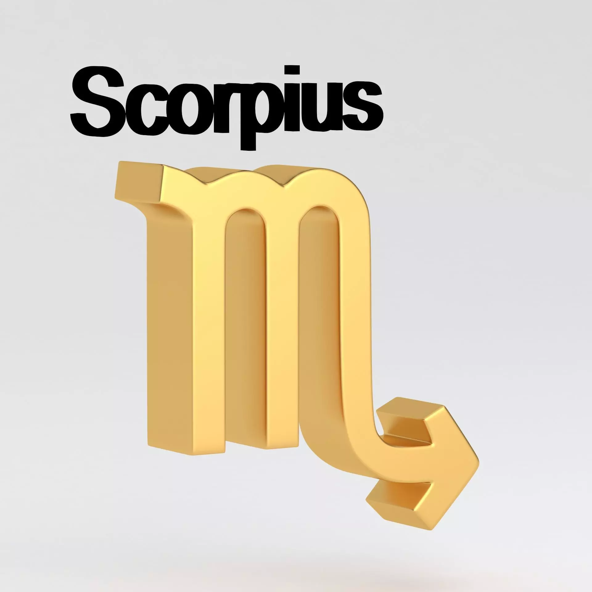 Astrological Sign scorpius 3D model_0