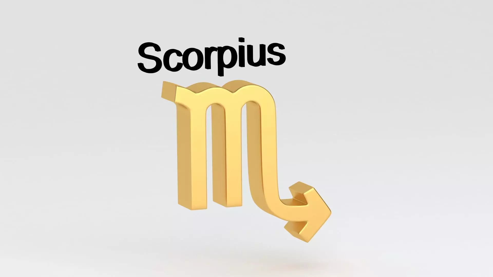 Astrological Sign scorpius 3D model_1