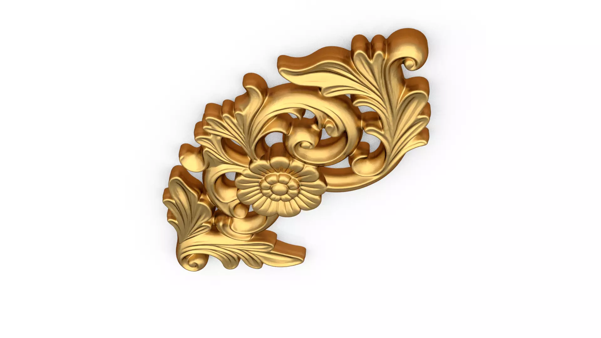 Decorative Classic Corner Element 01 3D print model_3